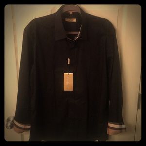 Black Burberry Dress Shirt